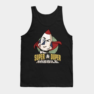 Super Duper Heroic American Winking Missile Tank Top